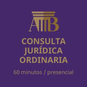 Consulta jurídica ordinaria 60 minutos presencial