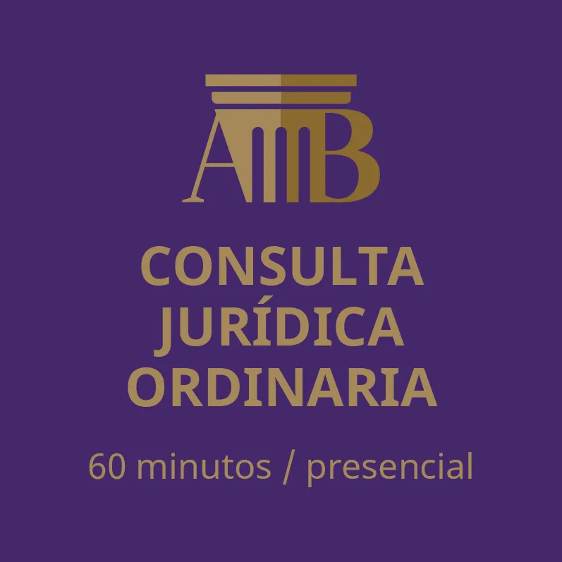 Consulta jurídica ordinaria 60 minutos presencial
