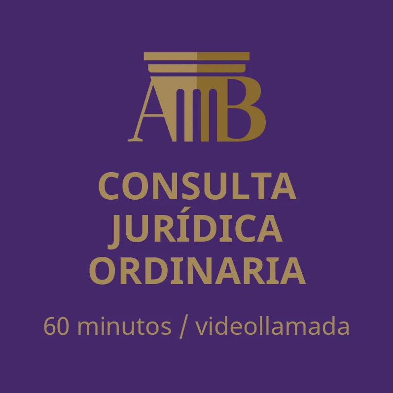 Consulta jurídica ordinaria 60 minutos por videollamada